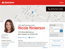 Tablet Screenshot of nicolenickerson.com